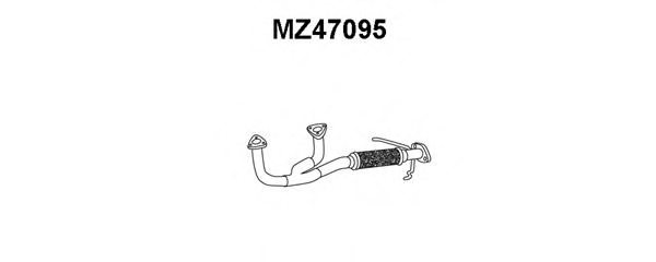 MAZDA KF3940500C Exhaust Pipe
